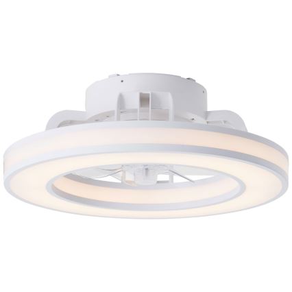 Brilliant - LED RGBW Zatemnitveni stropni ventilator MONDELLO LED/26W/230V 2700-6500K pr. 41,5 cm bela + Daljinski upravljalnik