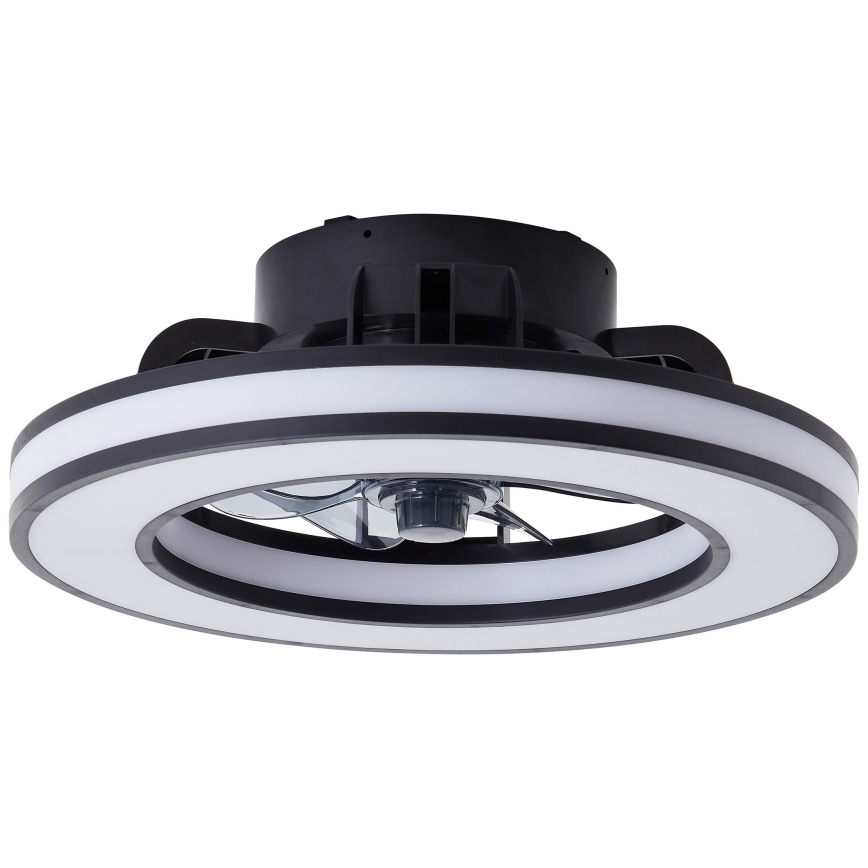 Brilliant - LED RGBW Zatemnitveni stropni ventilator MONDELLO LED/26W/230V 2700-6500K pr. 41 cm črna + Daljinski upravljalnik