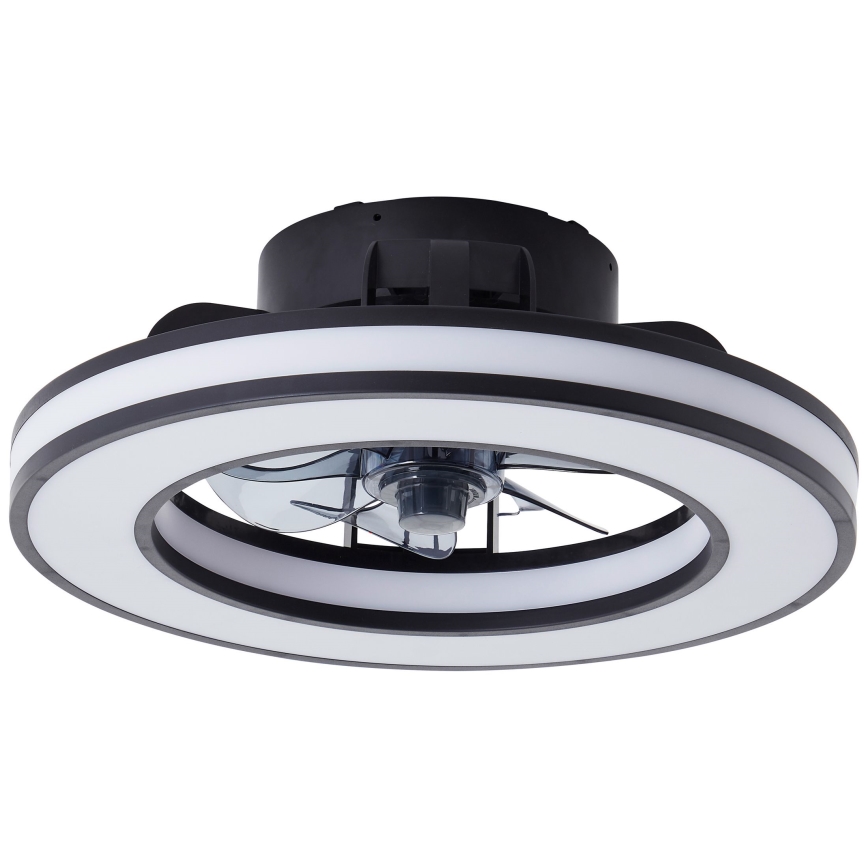 Brilliant - LED RGBW Zatemnitveni stropni ventilator MONDELLO LED/26W/230V 2700-6500K pr. 41 cm črna + Daljinski upravljalnik