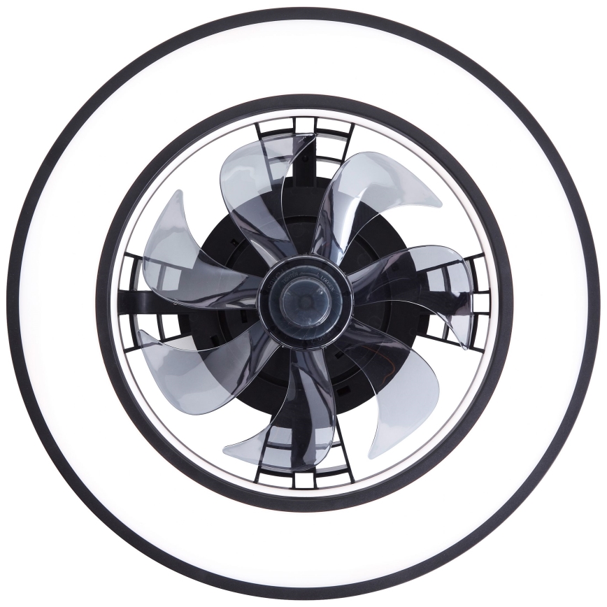 Brilliant - LED RGBW Zatemnitveni stropni ventilator MONDELLO LED/26W/230V 2700-6500K pr. 41 cm črna + Daljinski upravljalnik