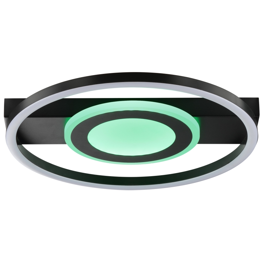 Brilliant - LED RGBW zatemnljivo stropno svetilo MAUREEN LED/20W/230V 3000-6500K črna + daljinski upravljalnik