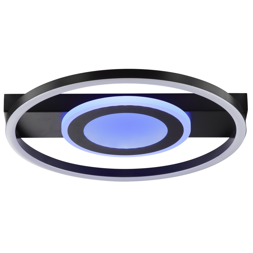 Brilliant - LED RGBW zatemnljivo stropno svetilo MAUREEN LED/20W/230V 3000-6500K črna + daljinski upravljalnik