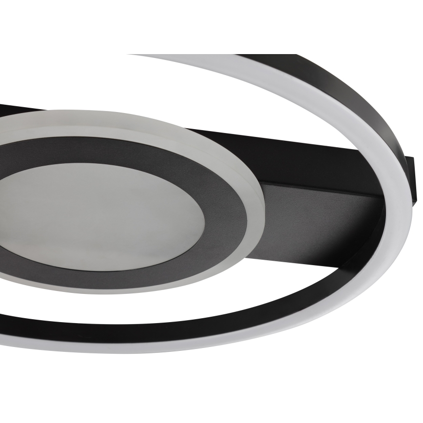 Brilliant - LED RGBW zatemnljivo stropno svetilo MAUREEN LED/20W/230V 3000-6500K črna + daljinski upravljalnik