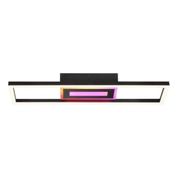 Brilliant - LED RGBW zatemnjujoča stropna svetilka BESSON LED/20W/230V 3000–6500K črna + daljinski upravljalnik