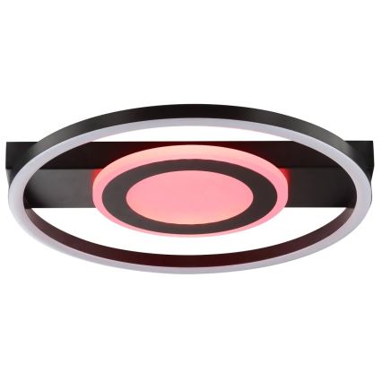 Brilliant - LED RGBW Zatemnljivo stropno svetilo MAUREEN LED/20W/230V 3000-6500K črna + daljinski upravljalnik