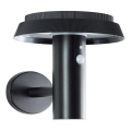 Brilliant - LED Solarna stenska svetilka s senzorjem ALVERO LED/4W/3,7V 2000 mAh IP44
