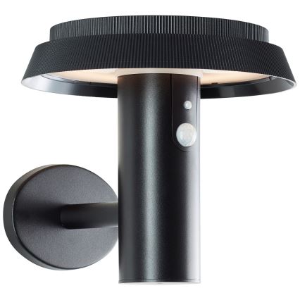 Brilliant - LED Solarna stenska svetilka s senzorjem ALVERO LED/4W/3,7V IP44