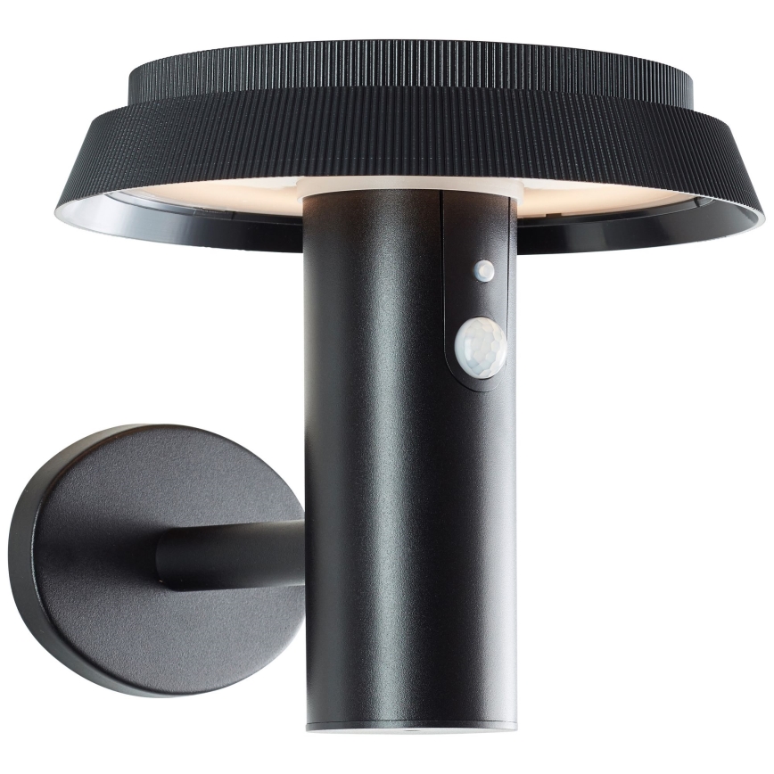 Brilliant - LED Solarna stenska svetilka s senzorjem ALVERO LED/4W/3,7V IP44