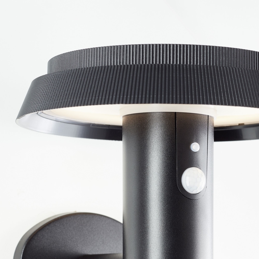Brilliant - LED Solarna stenska svetilka s senzorjem ALVERO LED/4W/3,7V IP44