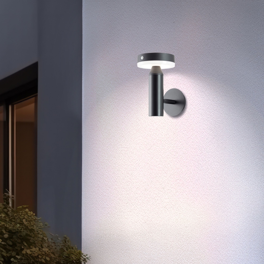Brilliant - LED Solarna stenska svetilka s senzorjem MAGUA LED/4W/3,7V IP44