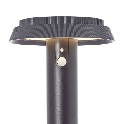 Brilliant - LED Solarna svetilka s senzorjem ALVERO LED/4W/3,7V 70 cm IP44 črna