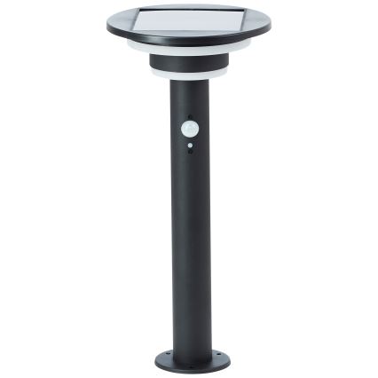Brilliant - LED Solarna svetilka s senzorjem GARVINA LED/3W/3,7V 45 cm IP44 črna