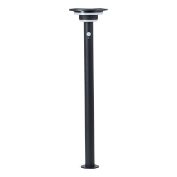Brilliant - LED Solarna svetilka s senzorjem GARVINA LED/3W/3,7V 85 cm IP44 črna