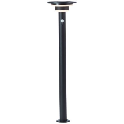 Brilliant - LED Solarna svetilka s senzorjem GARVINA LED/3W/3,7V 85 cm IP44 črna