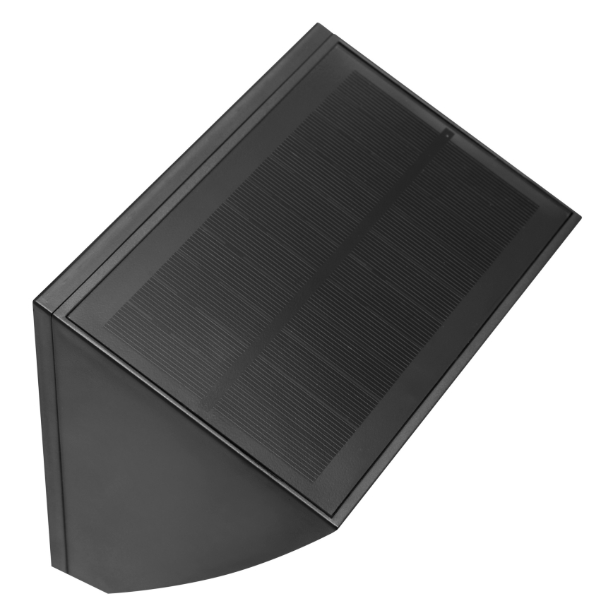 Brilliant - LED sončna stenska svetilka s senzorjem SIERRA LED/6W/3,7V 2700/4000/6500K 2000 mAh IP54 črna