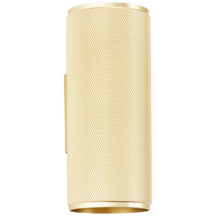 Brilliant - LED Stenska svetilka MARTY 2xGU10/5W/230V zlata