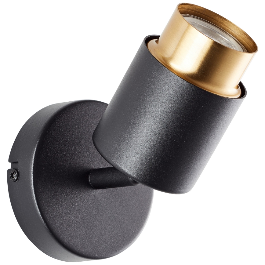 Brilliant - LED stensko točkovno svetilo COVELO 1xGU10/5W/230V črna/zlata