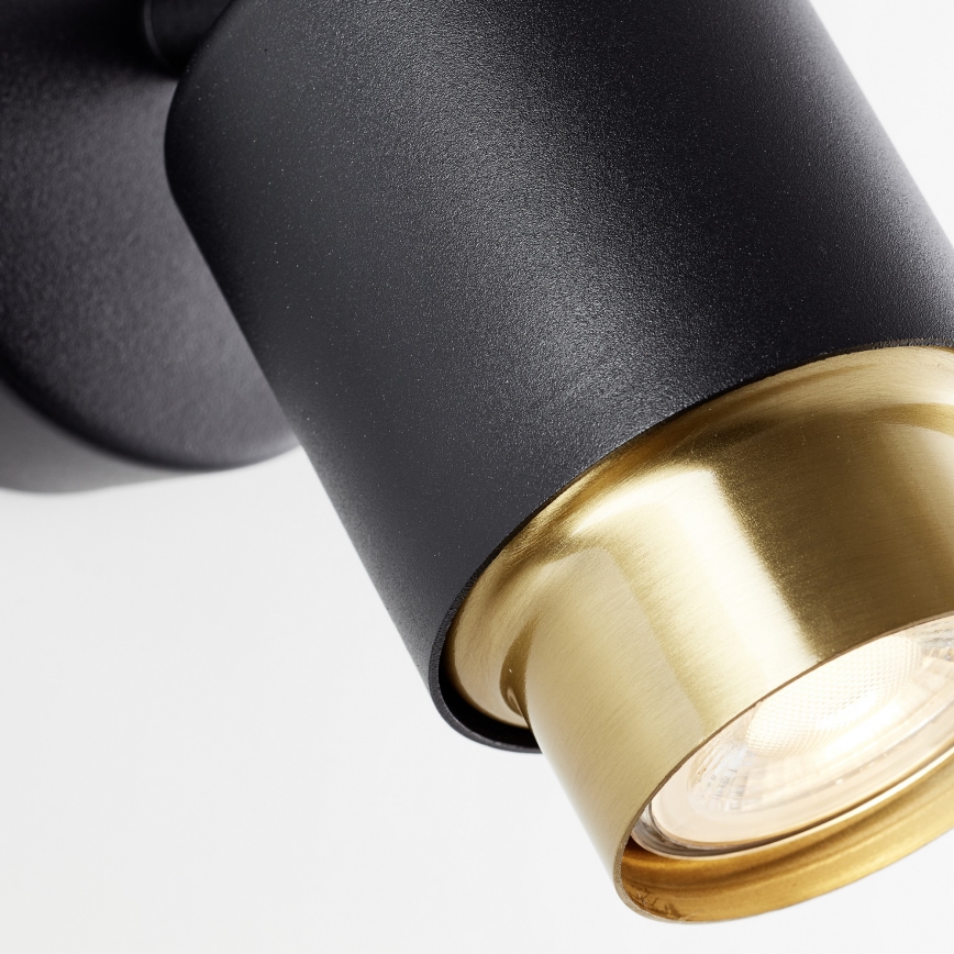 Brilliant - LED stensko točkovno svetilo COVELO 1xGU10/5W/230V črna/zlata