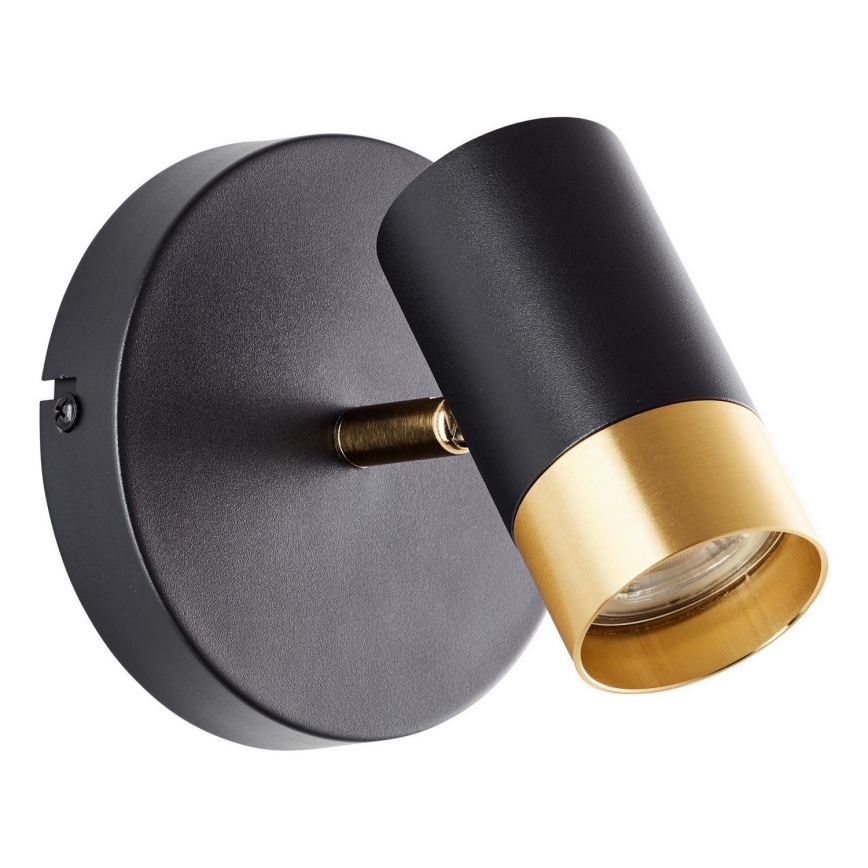 Brilliant - LED stensko točkovno svetilo VIGOLO 1xGU10/5W/230V črna/zlata