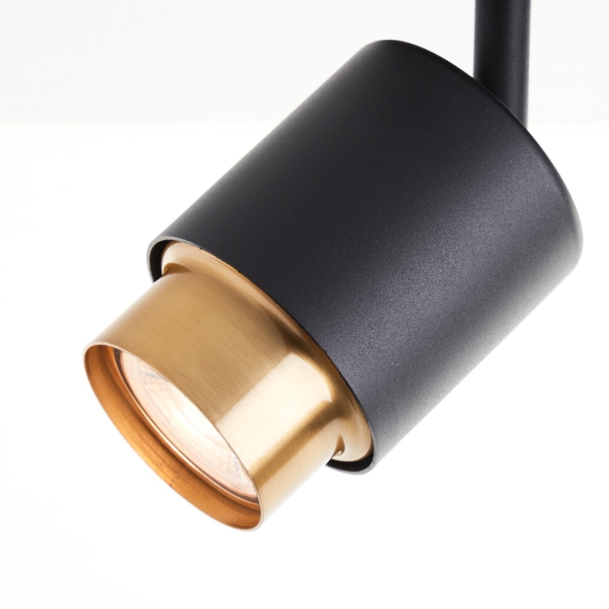 Brilliant - LED stropna smerna svetilka COVELO 2xGU10/5W/230V črna/zlata