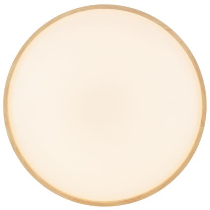 Brilliant - Zatemnjiva LED stropna svetilka ALSON LED/17W/230V 3000-6500K premer 49,5 cm kaučukovec + daljinski upravljalnik