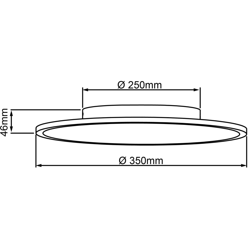 Brilliant - LED Stropna svetilka BUFFI LED/24W/230V pr. 35 cm 4000K
