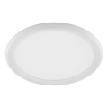 Brilliant - LED stropna svetilka CARLOZ LED/16W/230V, z možnostjo zatemnitve, premer 30 cm, bela