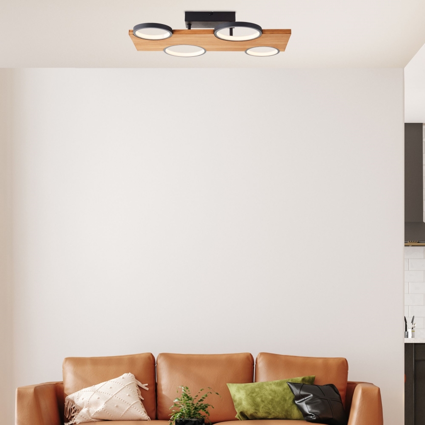 Brilliant - LED Stropna svetilka CHEESY LED/28W/230V bor - FSC certifikat