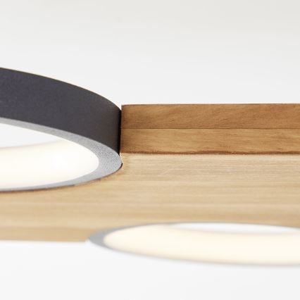 Brilliant - LED Stropna svetilka CHEESY LED/28W/230V bor - FSC certifikat