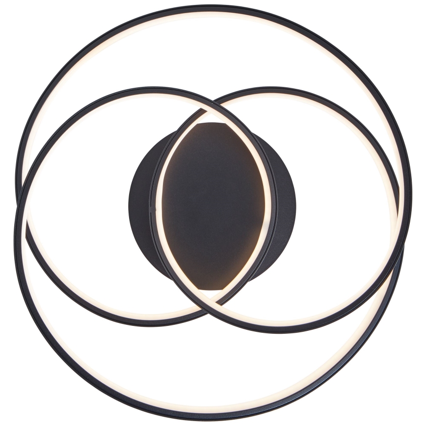 Brilliant - LED Stropna svetilka LABYRINTH LED/40W/230V pr. 39,5 cm črna