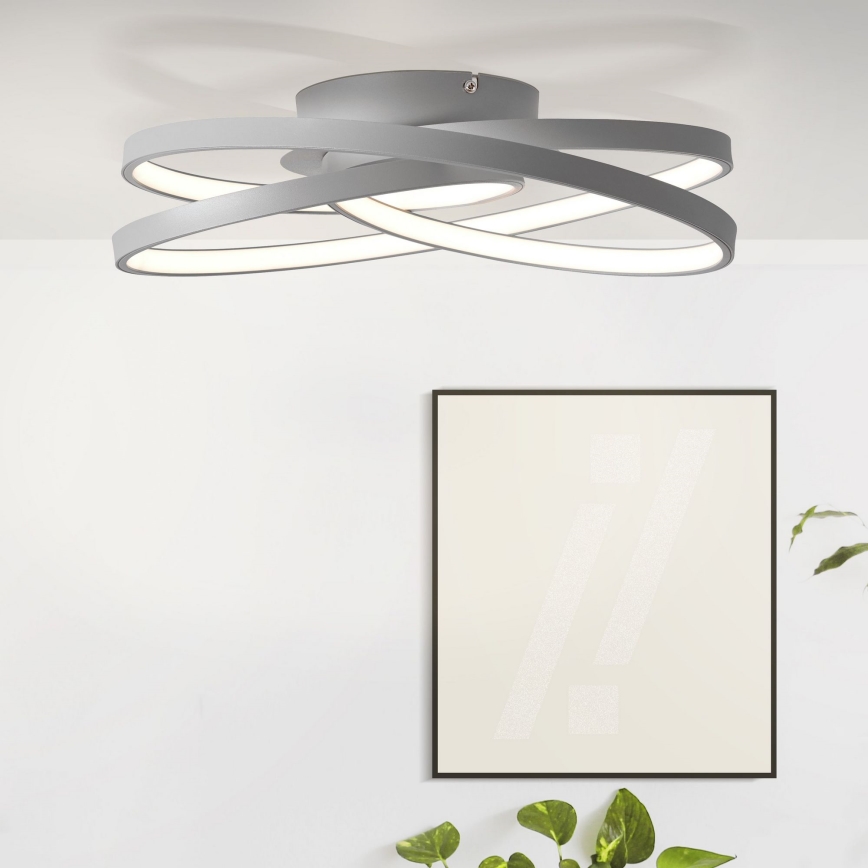 Brilliant - LED Stropna svetilka LABYRINTH LED/40W/230V pr. 39,5 cm siva