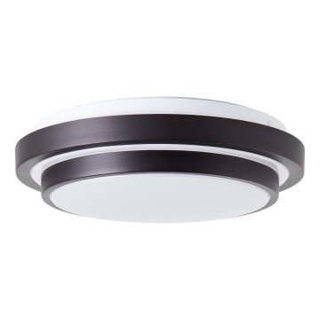 Brilliant - LED Stropna svetilka MALMÖ LED/12W/230V 3000K pr. 34,5 cm črna