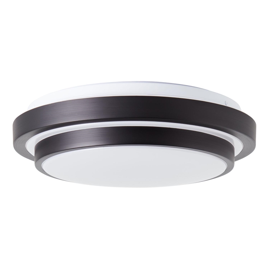 Brilliant - LED Stropna svetilka MALMÖ LED/12W/230V 3000K pr. 34,5 cm črna