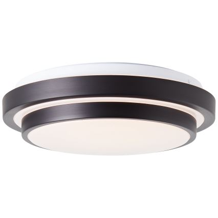 Brilliant - LED Stropna svetilka MALMÖ LED/12W/230V 3000K pr. 34,5 cm črna