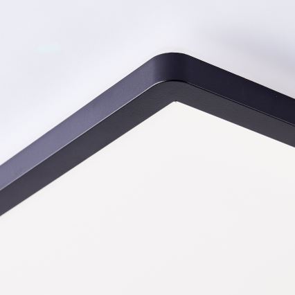 Brilliant - LED stropna svetilka MILTON LED/18W/230V 29,3x29,3 cm črna