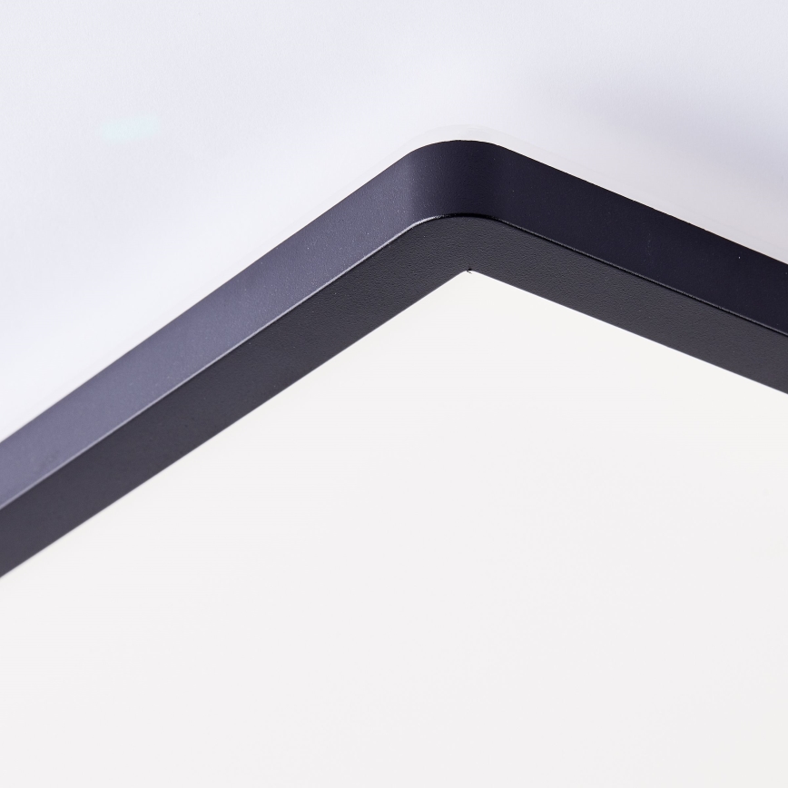 Brilliant - LED stropna svetilka MILTON LED/18W/230V 29,3x29,3 cm črna