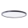 Brilliant - LED stropna svetilka MILTON LED/18W/230V pr. 29,3 cm črna