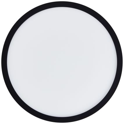 Brilliant - LED stropna svetilka MILTON LED/18W/230V pr. 29,3 cm črna
