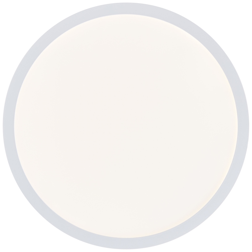 Brilliant - LED stropna svetilka MILTON LED/18W/230V, premer 29,3 cm, bela