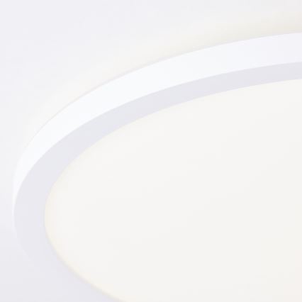 Brilliant - LED stropna svetilka MILTON LED/18W/230V, premer 29,3 cm, bela