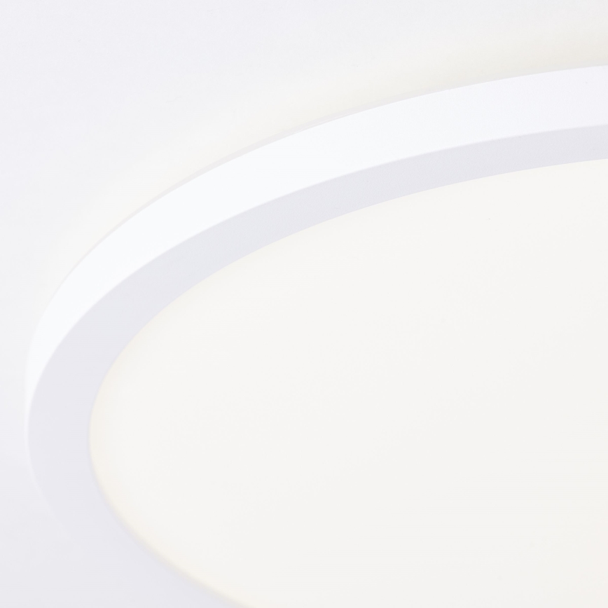 Brilliant - LED stropna svetilka MILTON LED/18W/230V, premer 29,3 cm, bela