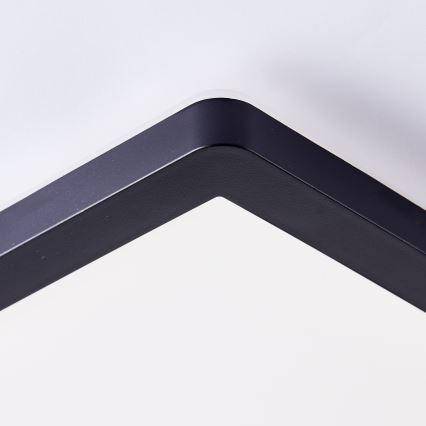 Brilliant - LED stropna svetilka MILTON LED/24W/230V 42x42 cm črna