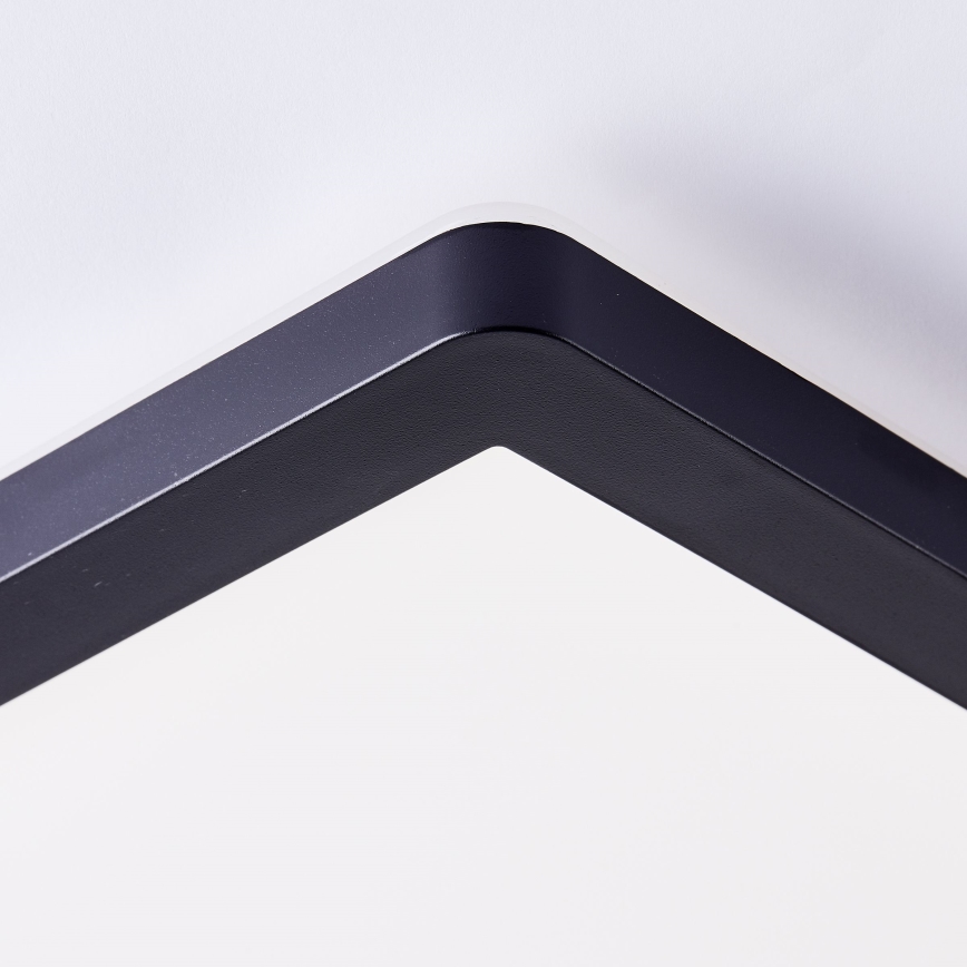 Brilliant - LED stropna svetilka MILTON LED/24W/230V 42x42 cm črna
