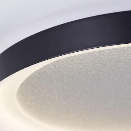 Brilliant - LED Stropna svetilka QUITO LED/24W/230V 3000K pr. 33 cm črna