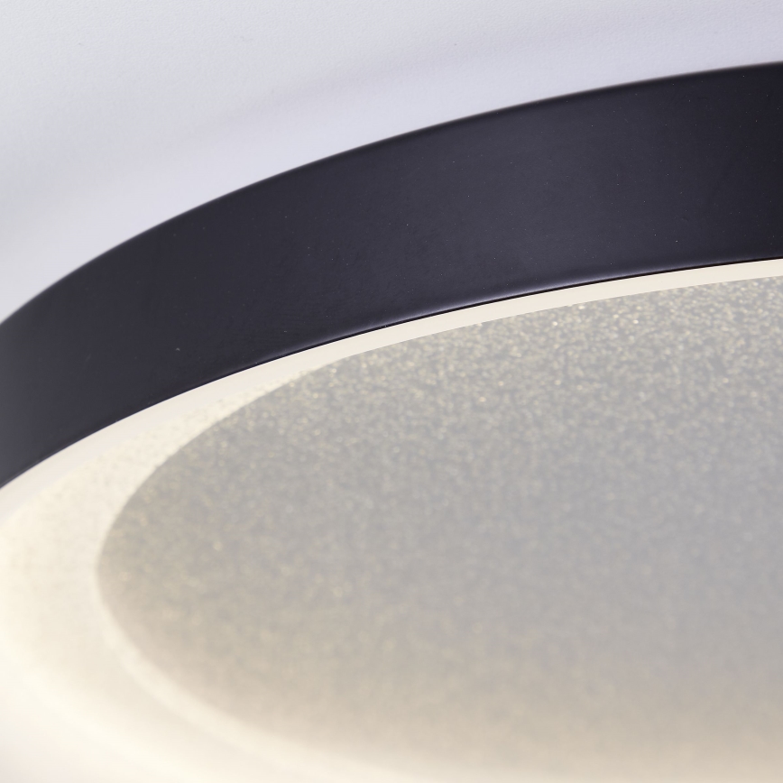 Brilliant - LED Stropna svetilka QUITO LED/24W/230V 3000K pr. 33 cm črna