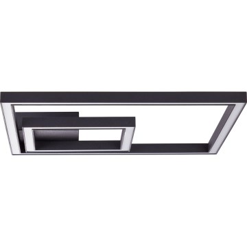 Brilliant - LED Stropna svetilka QUON LED/24W/230V 3000K 40x40 cm črna