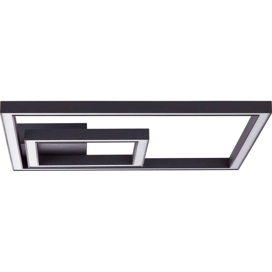 Brilliant - LED Stropna svetilka QUON LED/24W/230V 3000K 40x40 cm črna