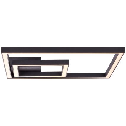 Brilliant - LED Stropna svetilka QUON LED/24W/230V 3000K 40x40 cm črna