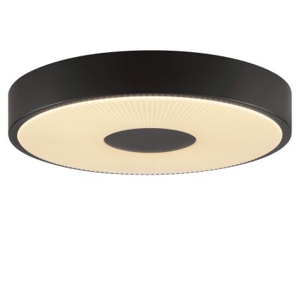Brilliant - LED stropna svetilka RAKIN LED/18W/230V premer 33,5 cm črna