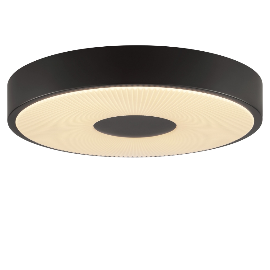 Brilliant - LED stropna svetilka RAKIN LED/18W/230V premer 33,5 cm črna
